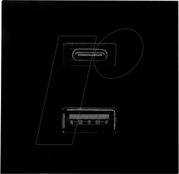 SHELLY USB DS S - Shelly USB Charger für Shelly Display Stand, schwarz