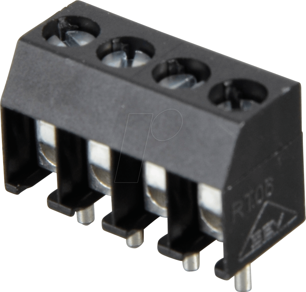 AKL 059-04 - Anschlussklemme, 4-pol, Ø 1,5 mm, RM 3,5