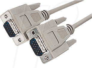 AK 550 - VGA Monitor Kabel 15-pol VGA Stecker, 1,8 m