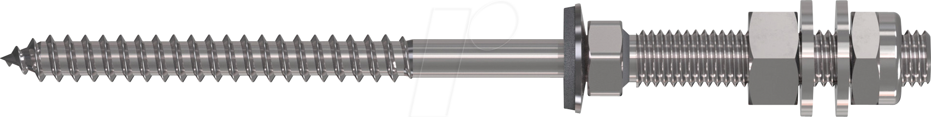 RST 61125/1 - RSB-A Solarbefestiger EPDM Scheibe 19 mm, 8,4/M10 X180/50, 20 St