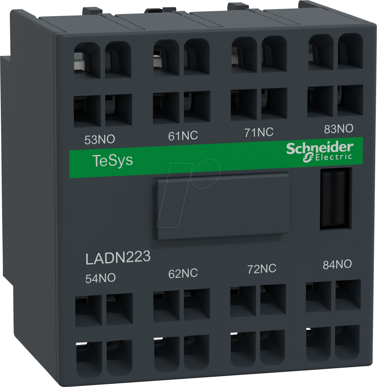 LADN223 - Hilfsschalterblock, TeSys D, 2 NC, 2 NO, Federzuganschluss