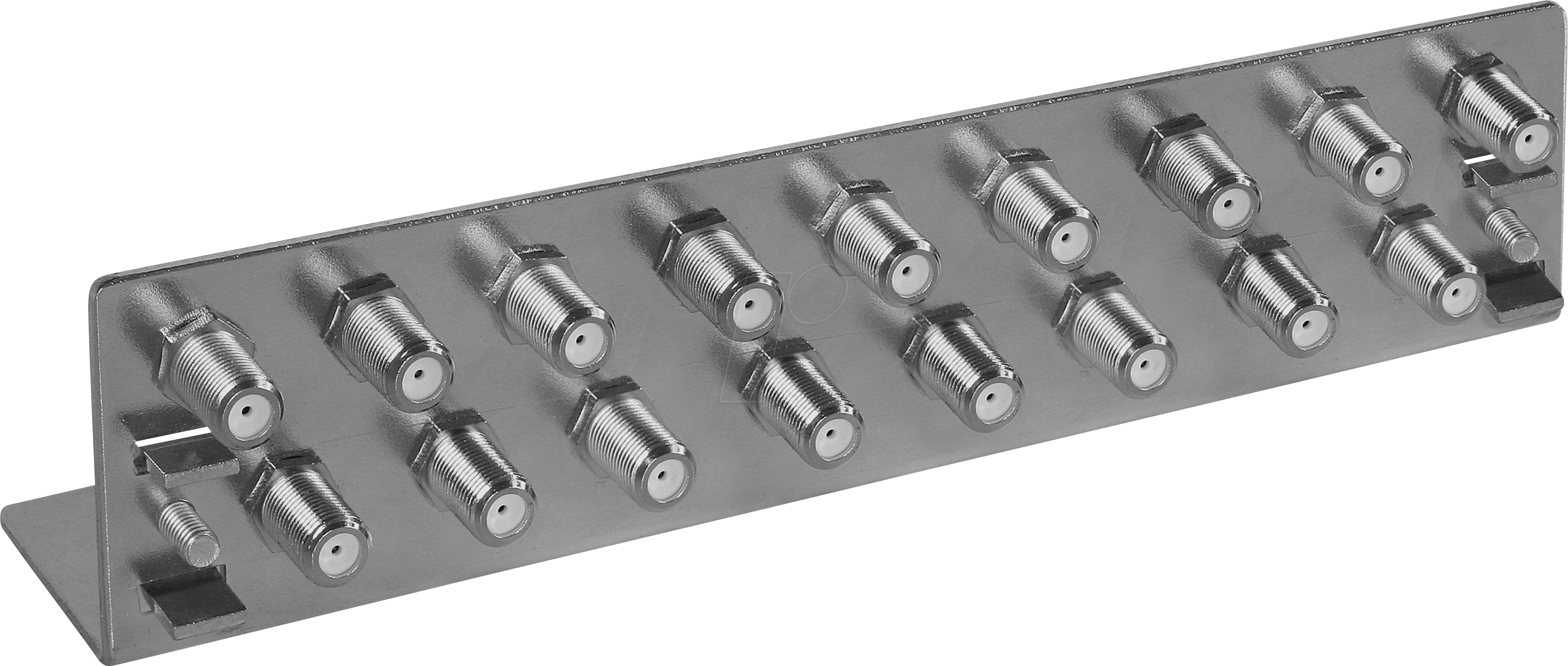 QEW 17-50 - Erdungswinkel, zweireihig, 17-fach