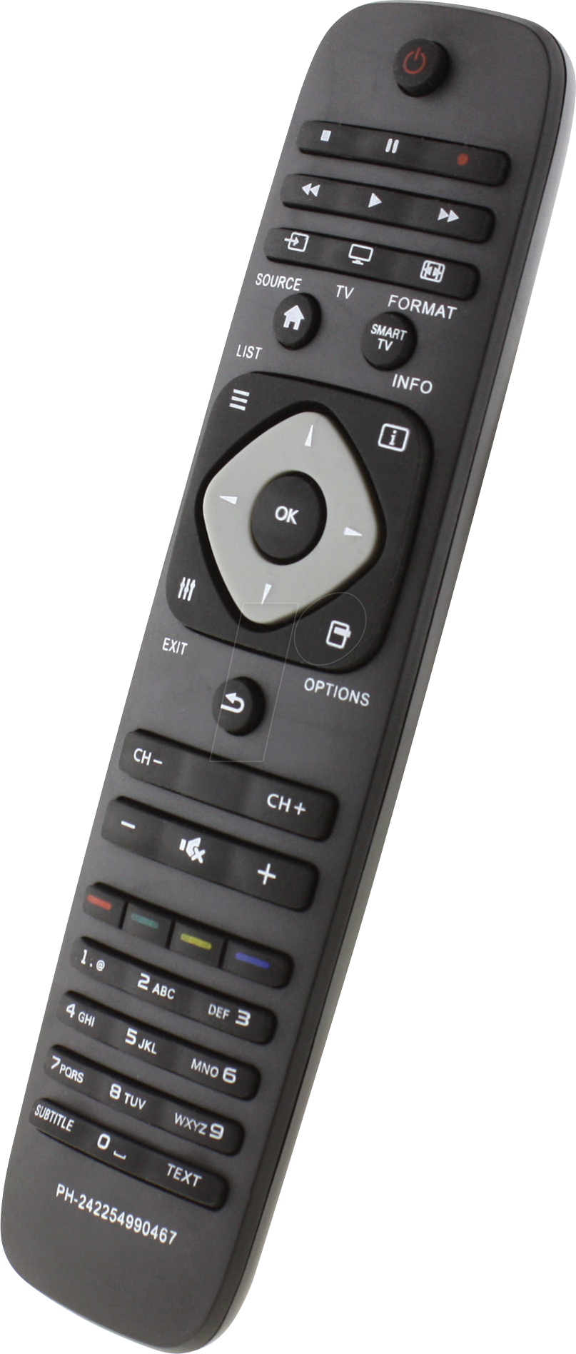 MAHA 84613 - Ersatzfernbedienung für Philips RC242254990467