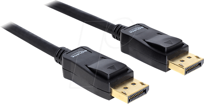 DELOCK 82585 - DisplayPort Kabel, DisplayPort 1.2 Stecker, 4K, 2 m