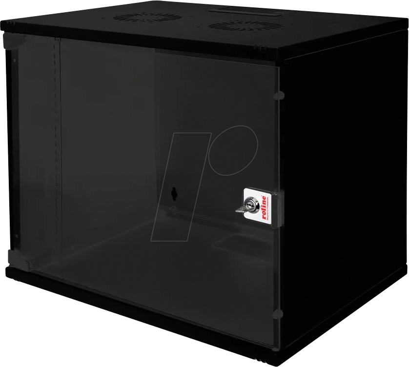 ROLINE 26210187 - 19'' Wandgehäuse, 9 HE, Tiefe 400mm, schwarz