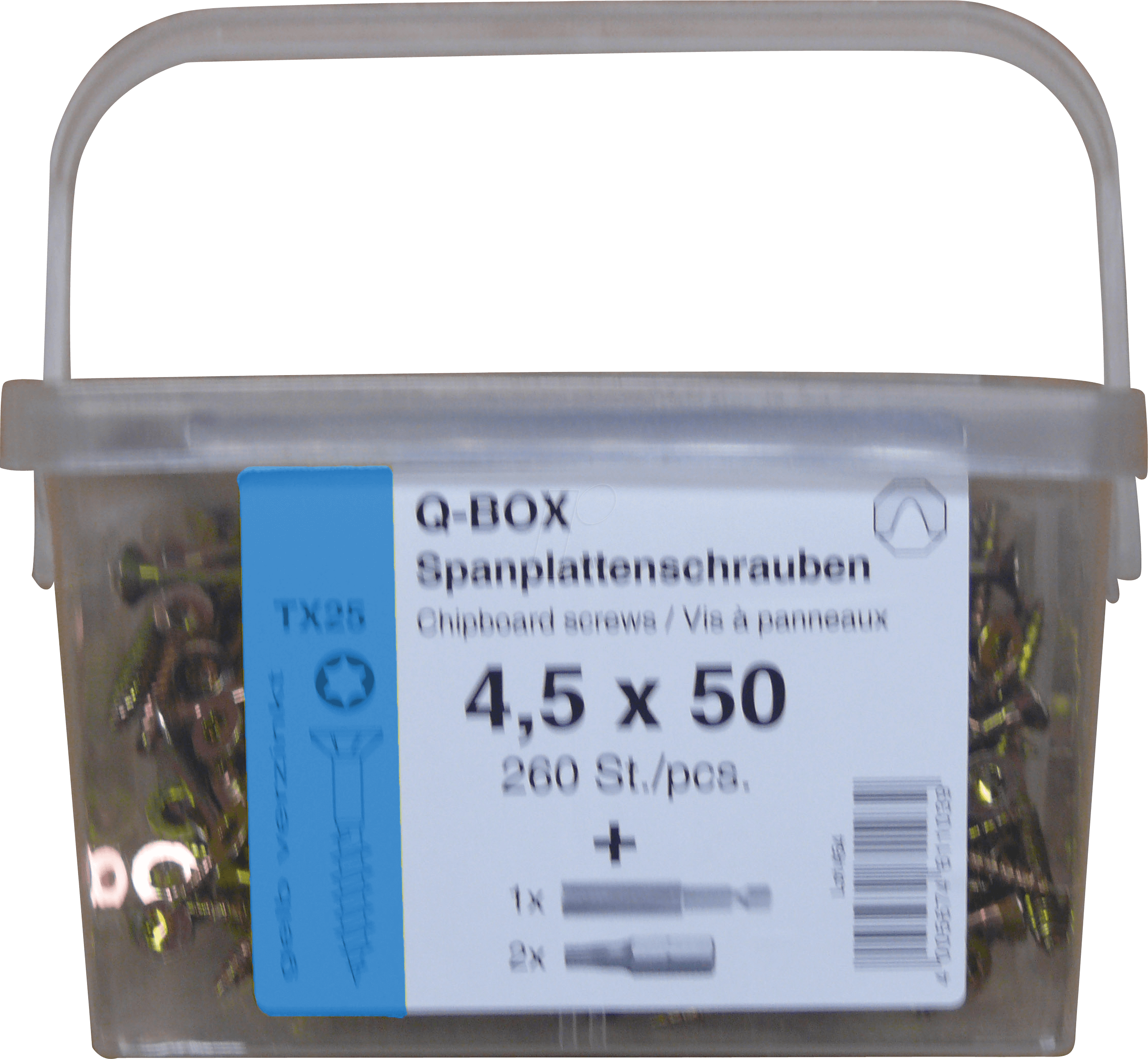 Q200 TX 5,0X70 - Q200 Plus Spanplattenschrauben-Box TX, TG, 160 St.