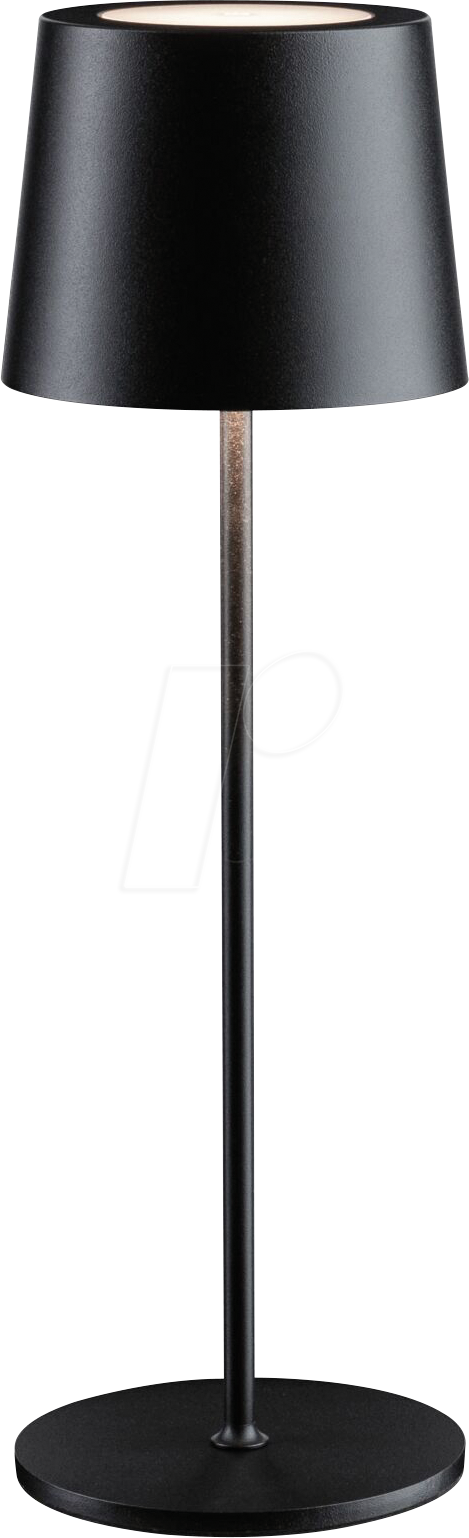 PLM 76996 - Akkuleuchte Gilo, IP44, dimmbar, 2700K, schwarz matt