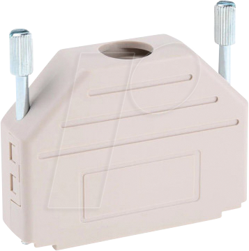 MHDPPK25-LG-K - D-Sub Kappe, 25-polig, gerade, hellgrau