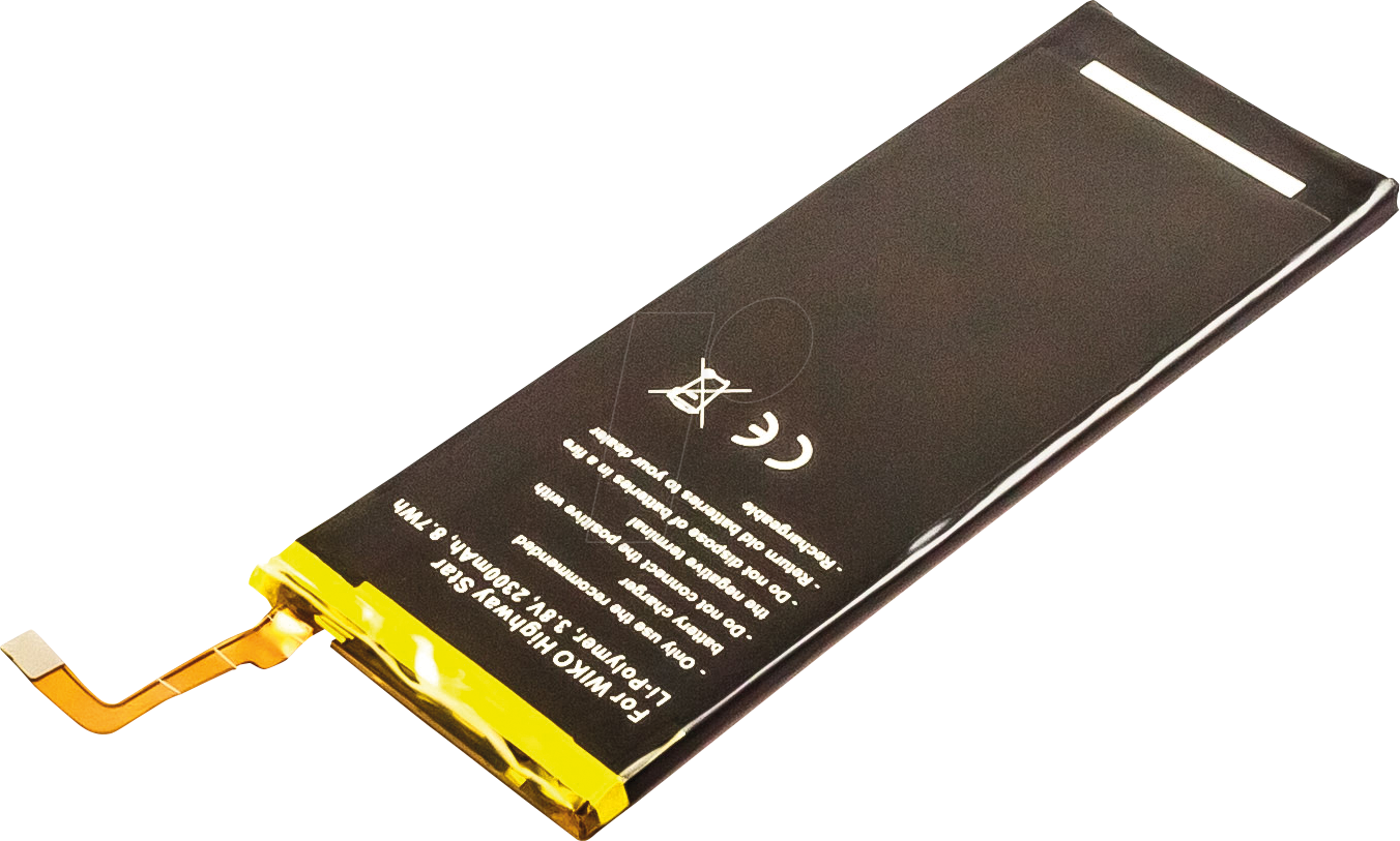 AKKU 13315 - Smartphone-Akku für WIKO-Geräte, Li-Po, 2300 mAh