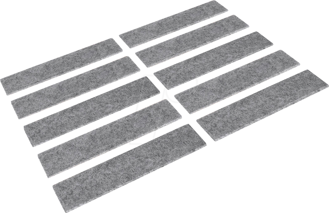 BERN F 150253 - Universal-Schonbacken, selbstklebend, Filz, 150 mm, 10 Stück