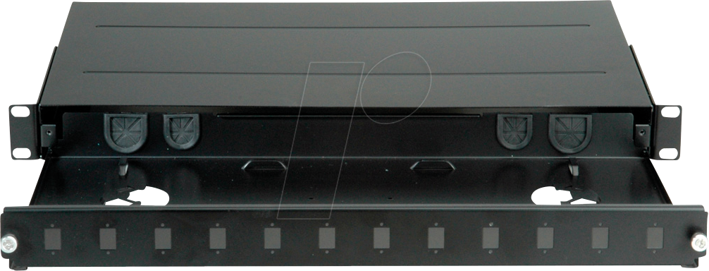 ROLINE 21170350 - 19'' LWL Gehäuse, 1HE, 12x SC-Simplex / LC-Duplex, unbestückt