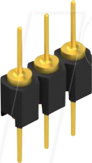 FIS MK05 3G - Stiftleiste, 1-reihig, 1 x 3 - 2,54 mm