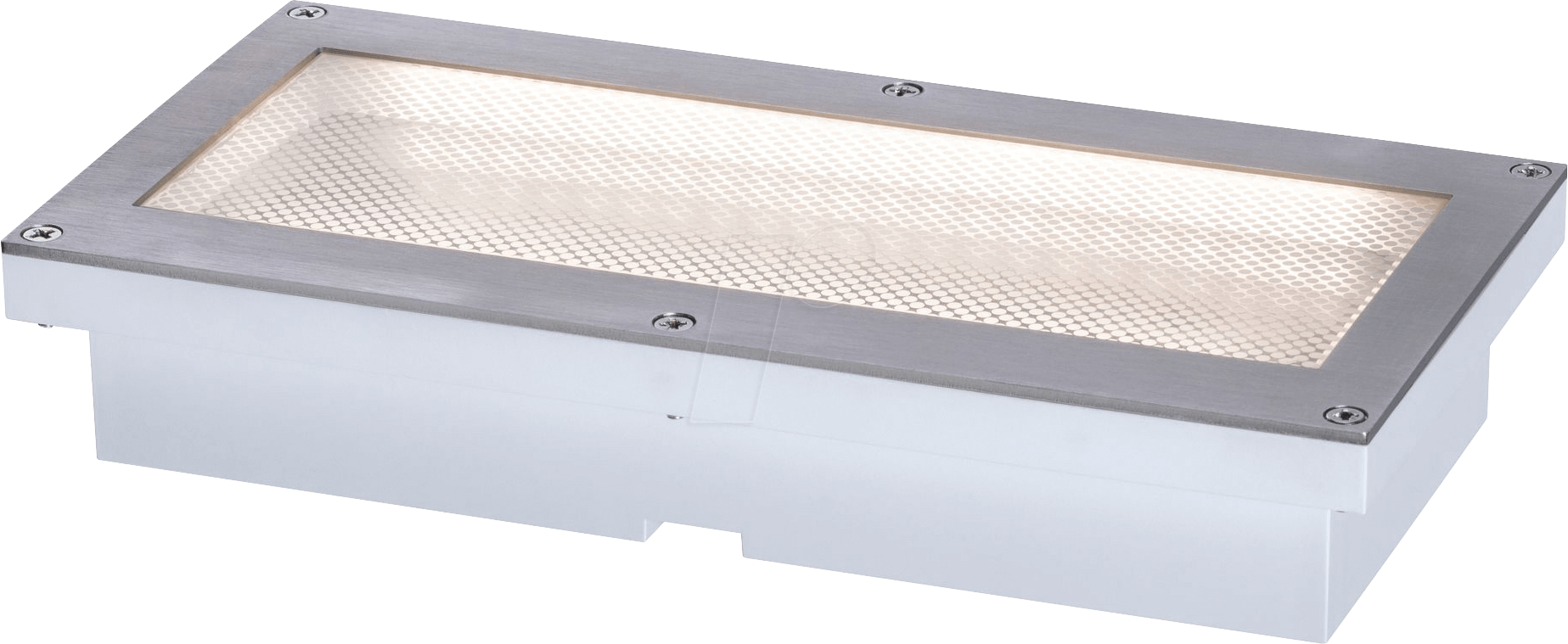 PLM 94239 - LED-Solarleuchte, Bodeneinbauleuchte, silber, IP67