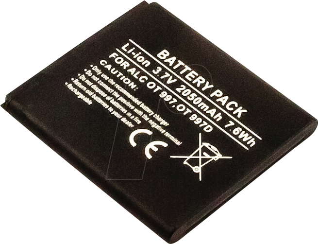 AKKU 10340 - Smartphone-Akku für Alcatel-Geräte, Li-Ion, 2050 mAh