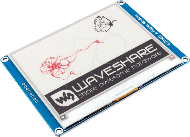 DEBO EPA 4.2 RD - Entwicklerboards - Display ePaper, 4,2'', schwarz/weiß/rot