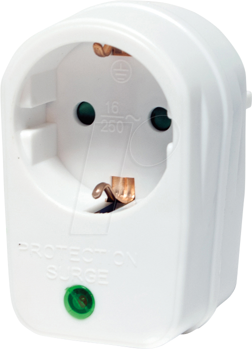 LOGILINK PA0078 - Steckdosenadapter mit Überspannungsschutz