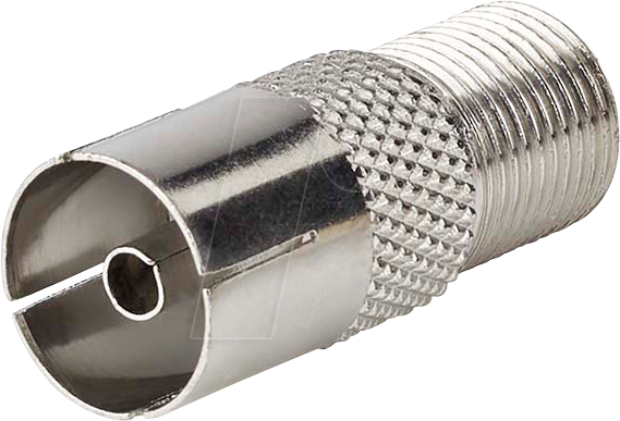 N CSGB41955ME - Satelliten und Antennenadapter, F Buchse > IEC (Coax) Buchse, Si