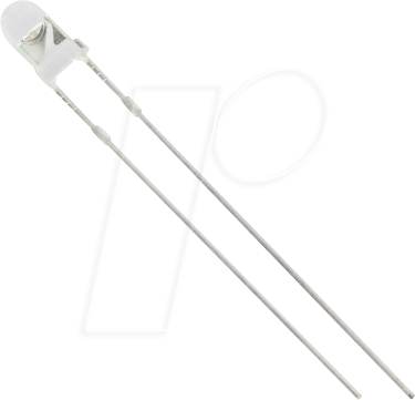 3034B2C-CSB-A - LED, 3mm, bedrahtet, blau, 2000 mcd, 25°