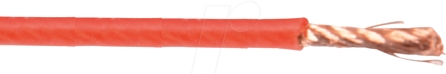 SIK 15 100 RT - Silikonkabel, 1,5 mm², 100 m, rot
