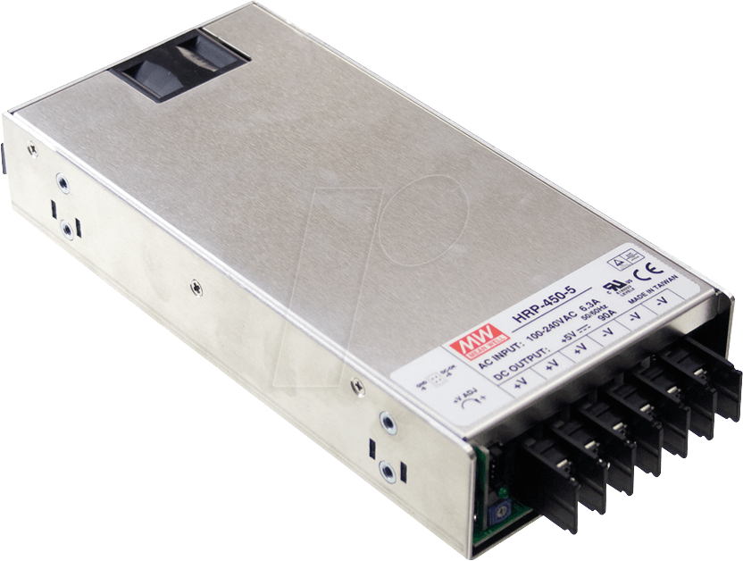 MW HRP-450-24 - Schaltnetzteil, geschlossen, 450 W, 24 V, 18,8 A