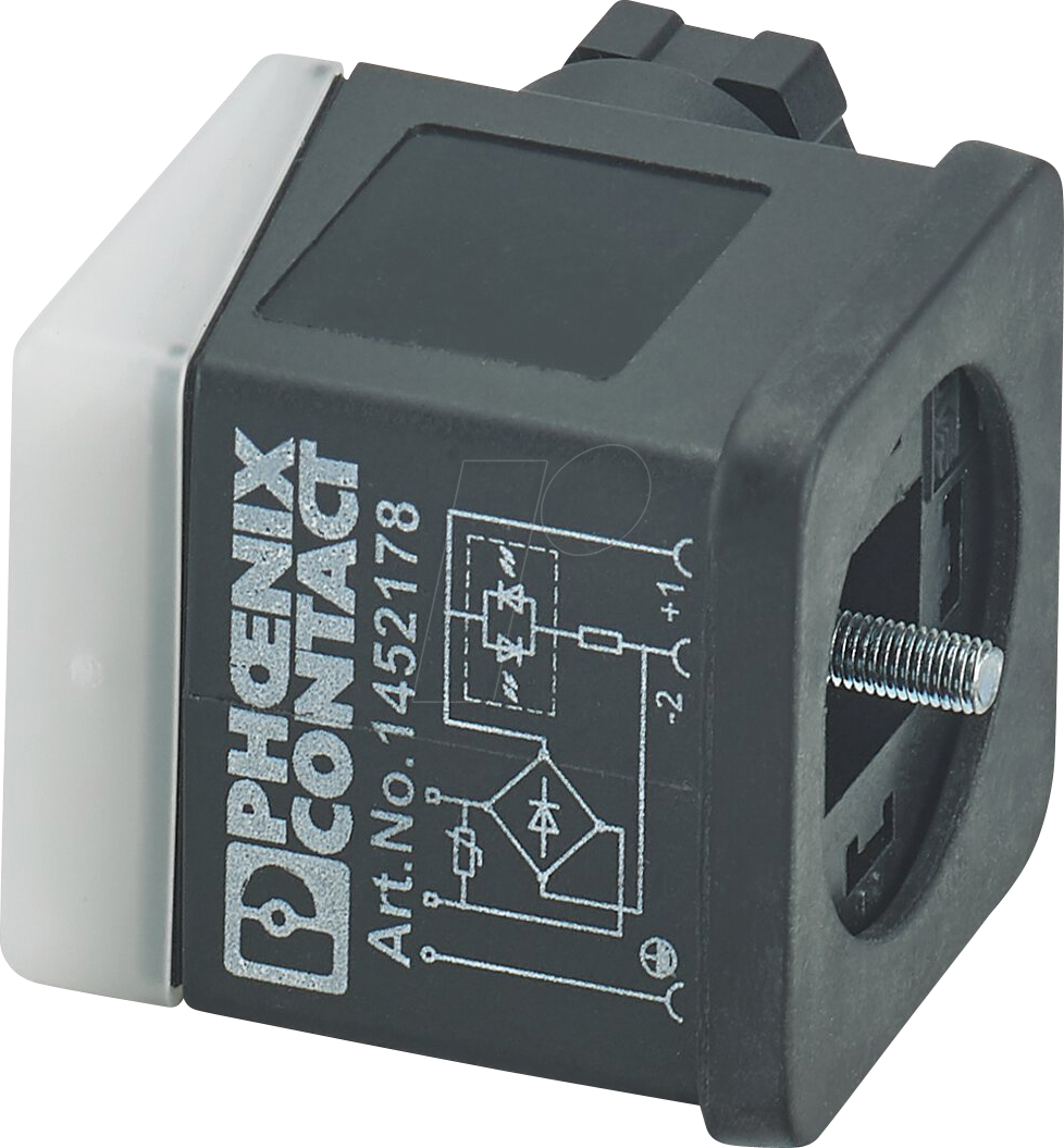 PHOE 1452194 - Ventilstecker, 3-pol, Gewindeart Kopf A, 230 V