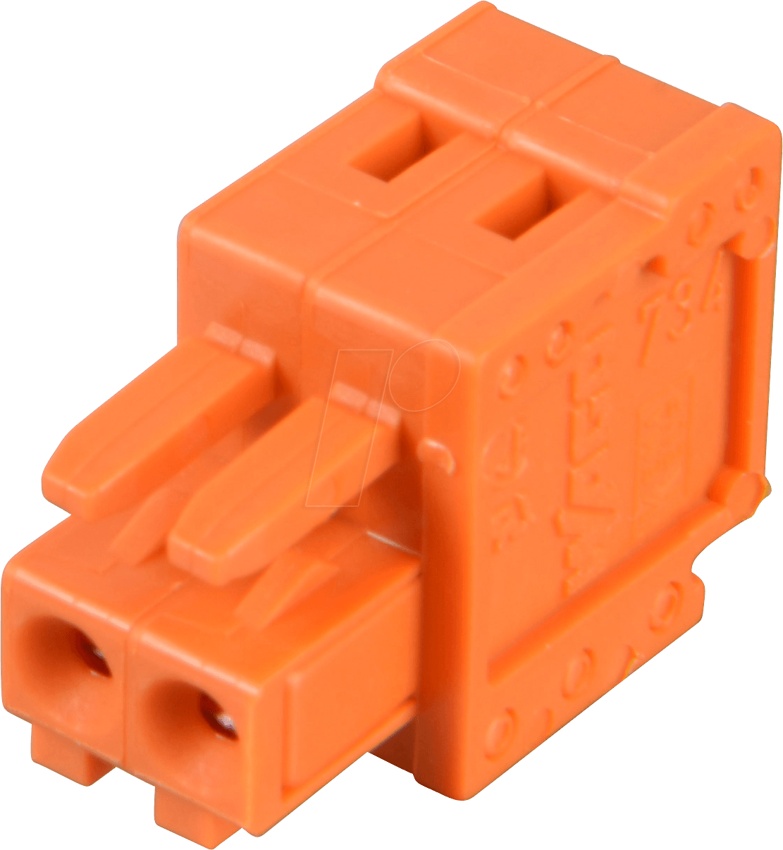 WAGO 734-202 - CAGE-CLAMP Federleiste, Mini, RM 3,81, 2-polig