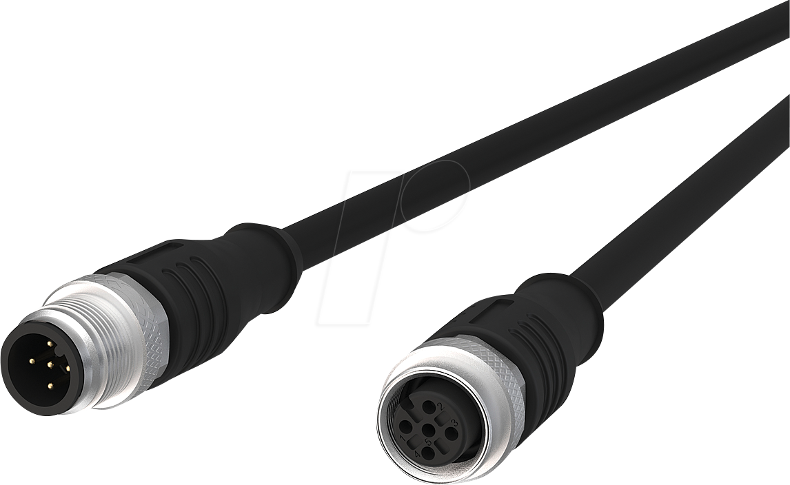 MC 142MGA12020 - Sensorleitung, M12, 5 pol, St > Ku, 2 m