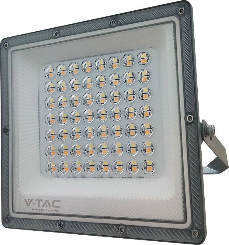 VT-23614 - LED-Flutlicht, 50 W, 4000 lm, CCT, IP65, grau