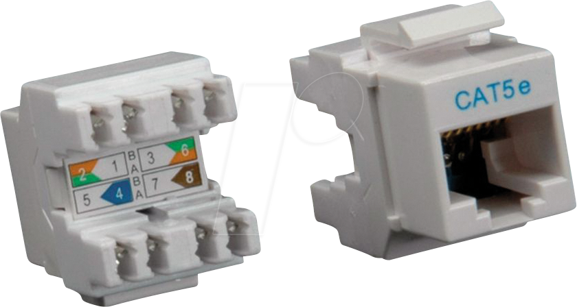 ROLINE 26110343 - Keystone Modul, RJ45 Buchse > LSA Cat.5e