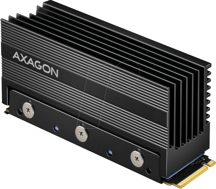 AXG CLR-M2XL - Kühlkörper für M.2 SSD 2280, 36 mm, schwarz
