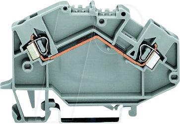 WAGO 780-601 - 2-Leiter-Durchgangsklemme 2,5mm², grau