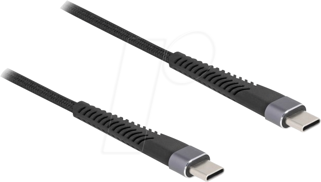 DELOCK 81124 - USB 2.0 Kabel, C Stecker auf C Stecker, 60 W, 1 m
