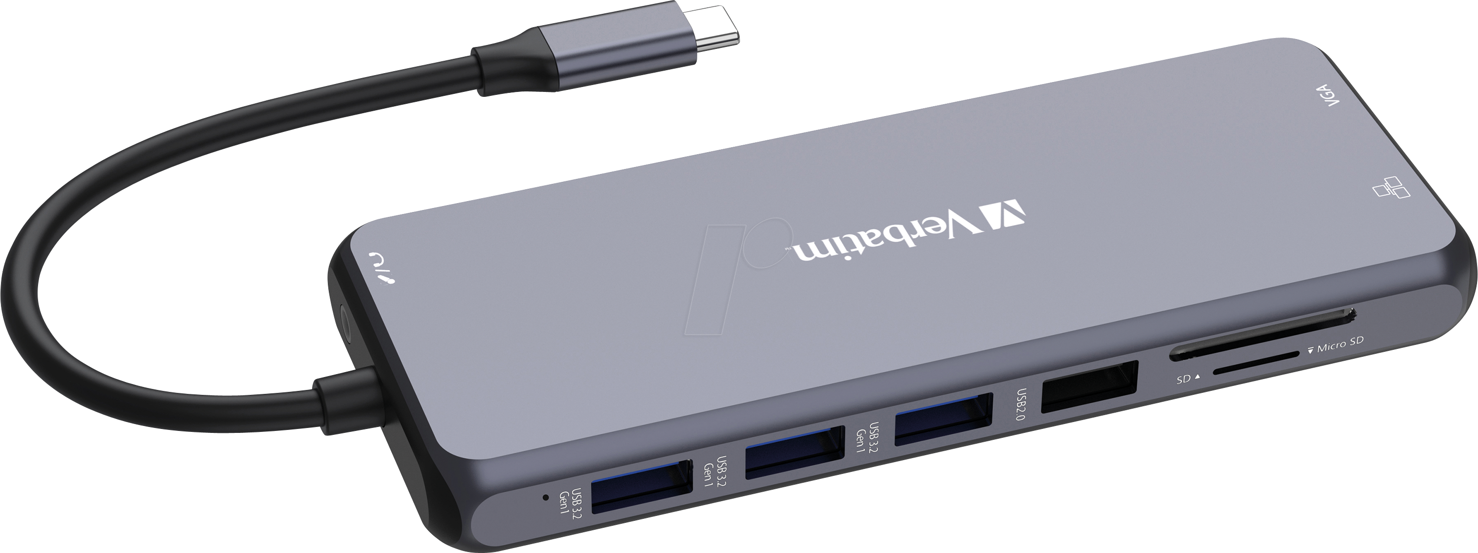 VERBATIM 32154 - Dockingstation, USB-C, 14 Anschlüsse
