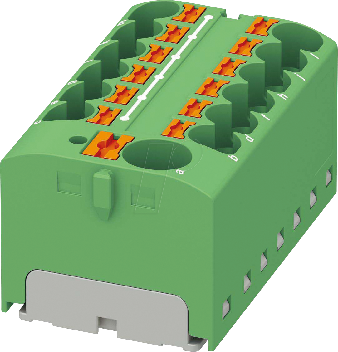PHOE 3273886 - PTFIX 10/12X4 GN - Verteilerblock