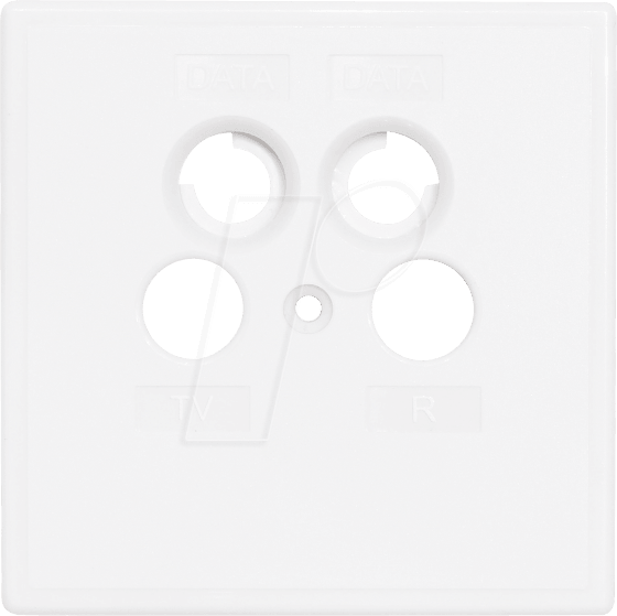 SZU 2-03 - Abdeckung für Antennendose, 4 Anschlüsse