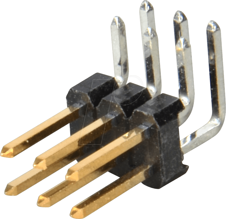 MPE 088-2-006 - Stiftleisten 2,54 mm, 2X03, gewinkelt