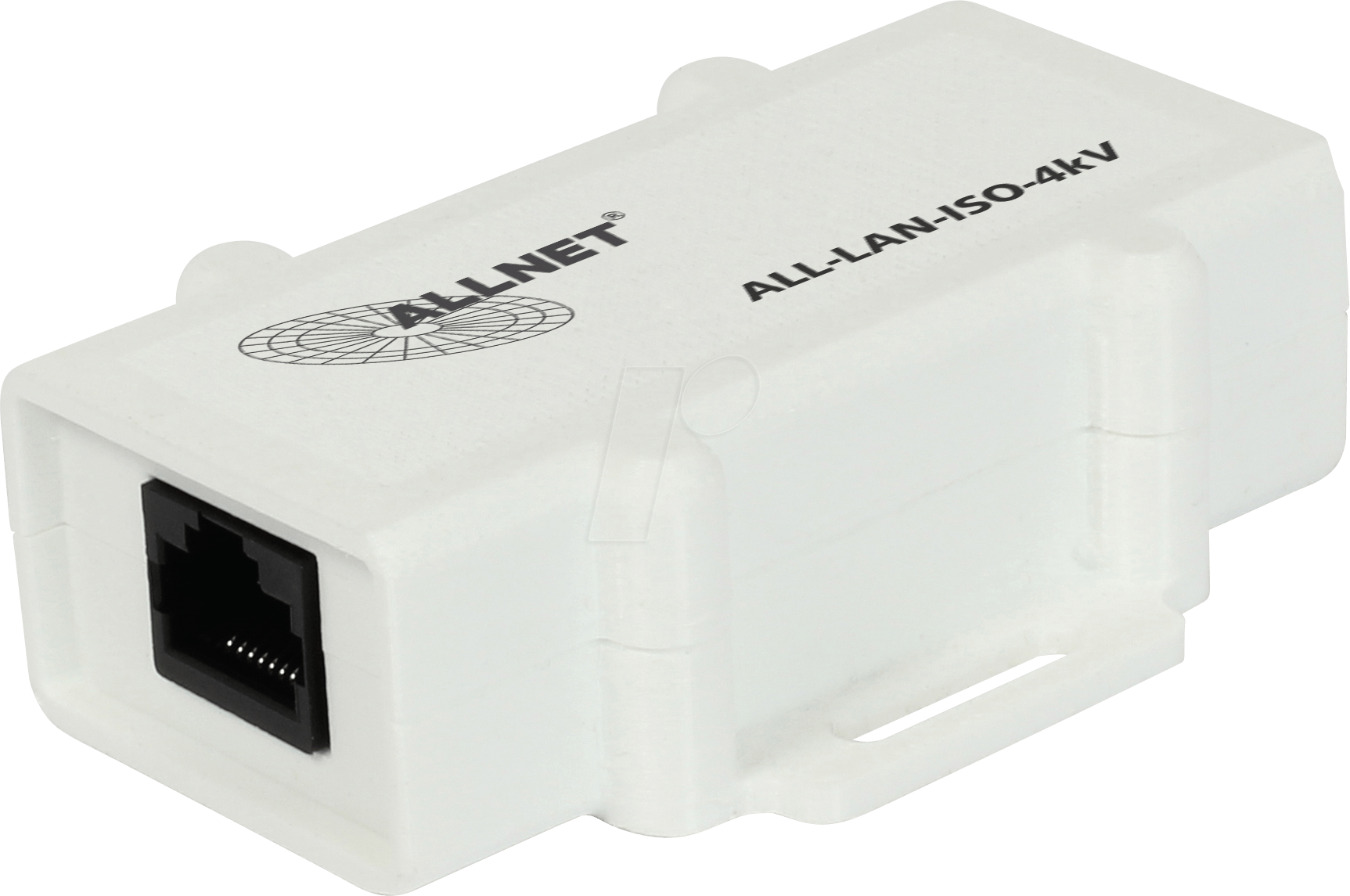 ALLNET LANISO4KV - Netzwerkisolator, Steckadapter - 2x RJ45 - 4 kV