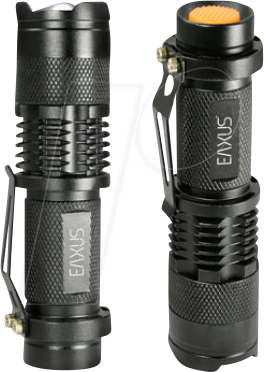EAXUS 28341 - LED-Taschenlampe, 300 lm, 1x AA