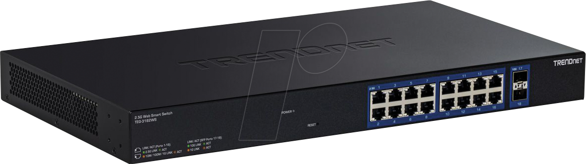 TRN TEG-3182WS - Switch, 18-Port, Gigabit Ethernet, SFP+