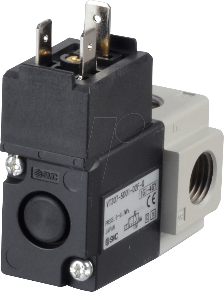 VT307-5DO1-02F-Q - Sitzventil 3/2, für Druckluft, 24 VDC, 187 l/min, G1/4