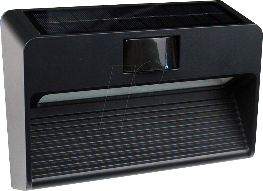 HEIT VO-501442 - LED Solar-Wandleuchte MELILLA, 1,5 W, 180 lm, 3000 K, Infrarotse