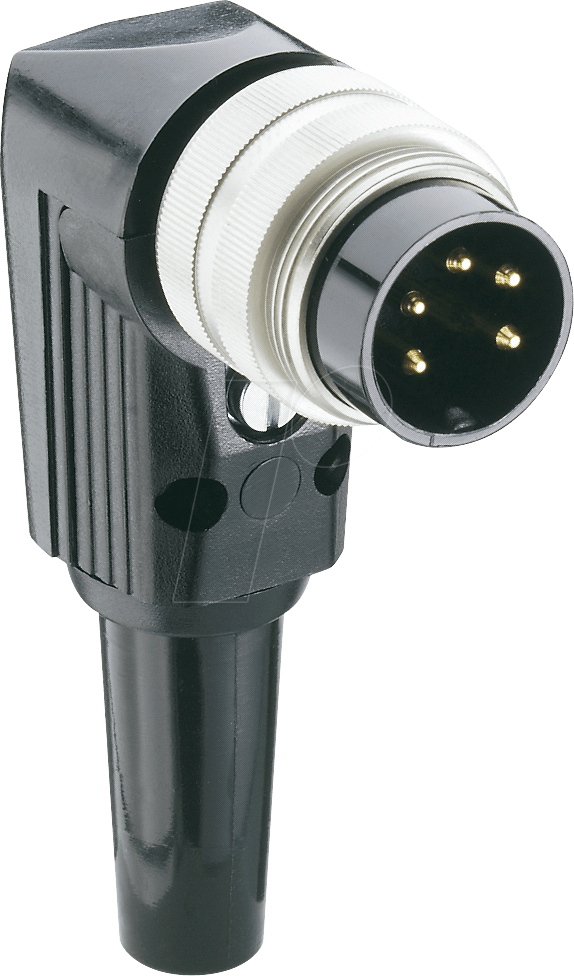 LUM WSV 50 - Stecker,Rundsteckv.,gewinkelt,IP 40, 5-polig