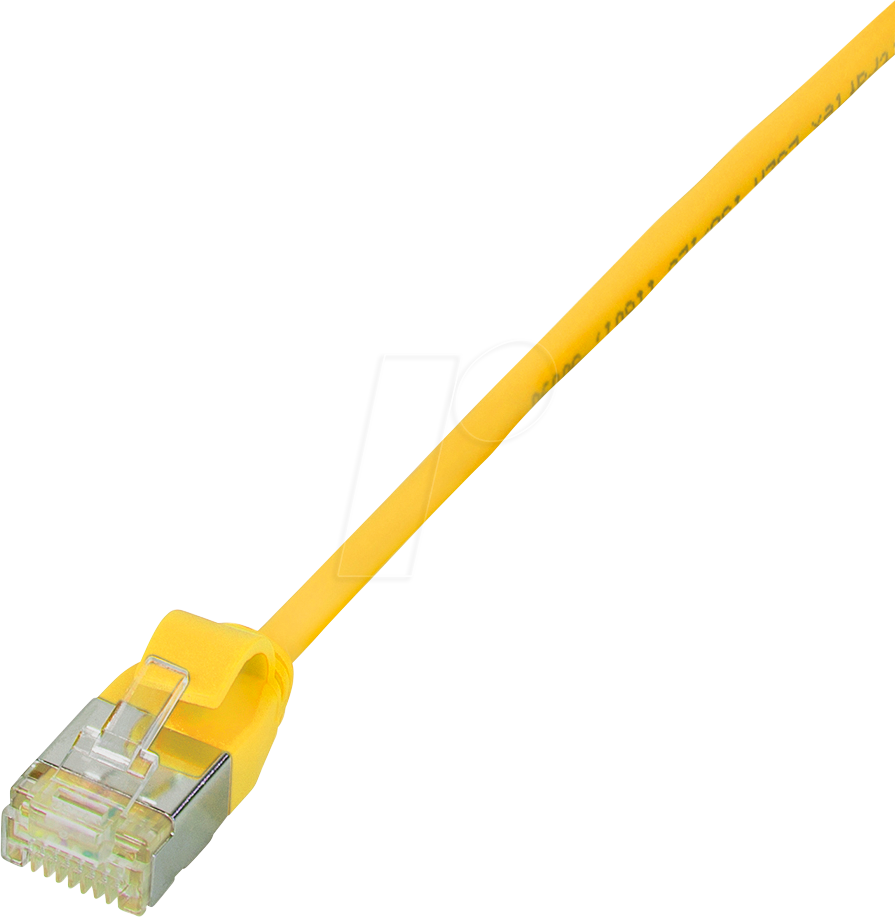 Thumbnail - LOGILINK CQ9047S - Patchkabel, Cat.6a, U/FTP, gelb, 1,5 m
