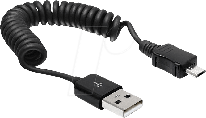 DELOCK 83162 - USB 2.0 Kabel, A Stecker auf Micro B Stecker, 0,6 m