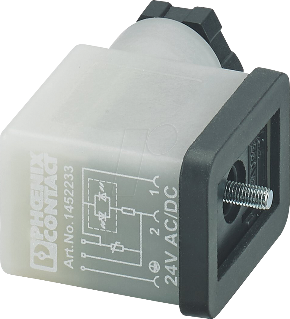 PHOE 1452259 - Ventilstecker, 3-pol, Gewindeart Kopf BI, 230 V