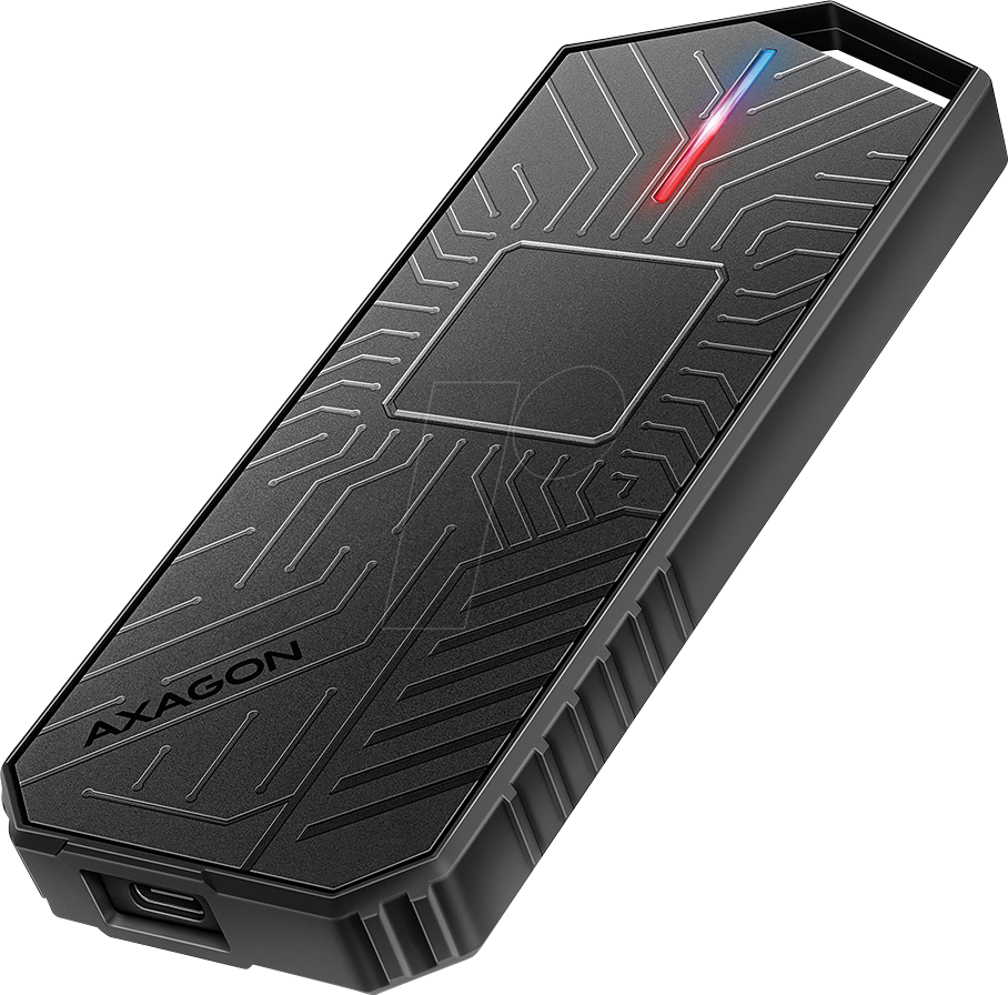 AXG EEM2-GAM - Externes M.2 SATA / NVMe SSD Gehäuse, USB 3.1