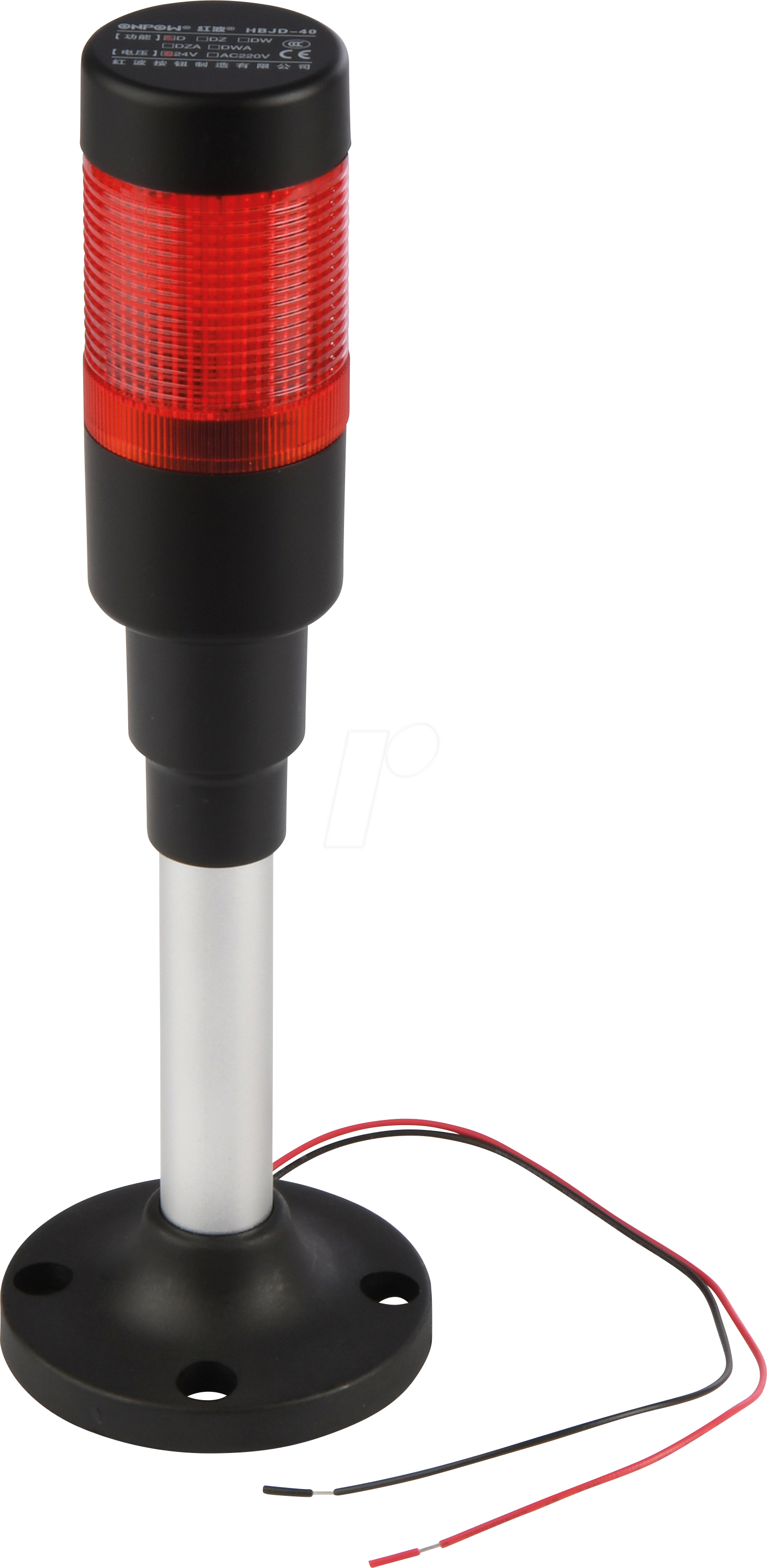 HBJD-D1R24B - Signalampel, rot, LED, 24 V AC/DC