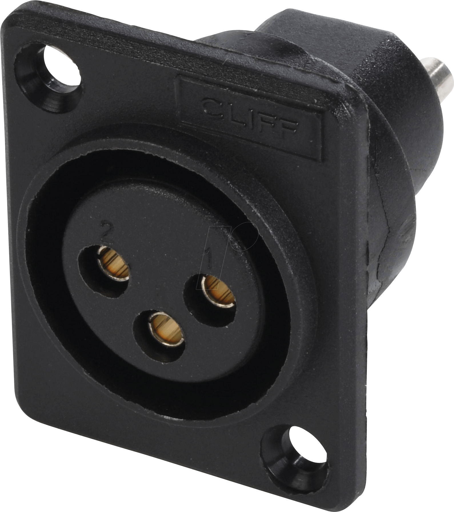 CLIFF CP3001 - XLR Gerätebuchse, 3 polig