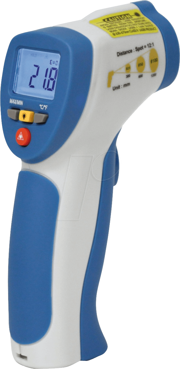 PEAKTECH 4965 - Infrarot-Thermometer mit Laserpointer, -50 bis +380°C