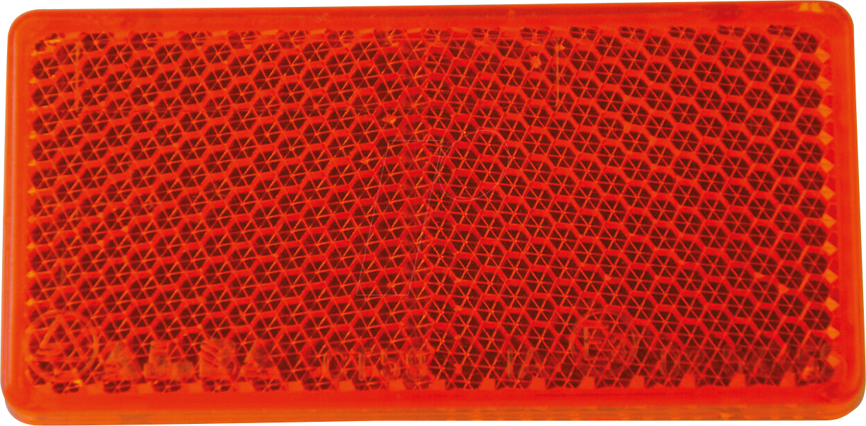 ANHGR 920996 - Anhänger - Reflektor, eckig, rot, 2er-Set